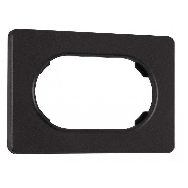 Рамка для двойной розетки arte milano am-502.15 502.15-double.black